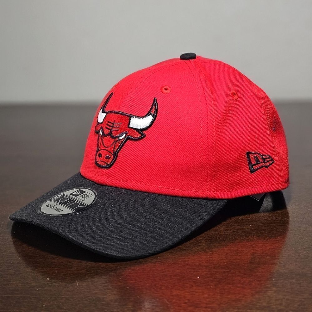 Chicago Bulls New Era Dad Hat Cap Red Black 9Forty NBA Jordan Pippen Rodman New